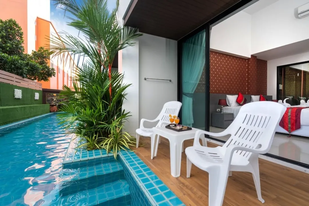 泰晤士河泳池通道度假村 SHA+-Deluxe Twin Room with Pool Access-1