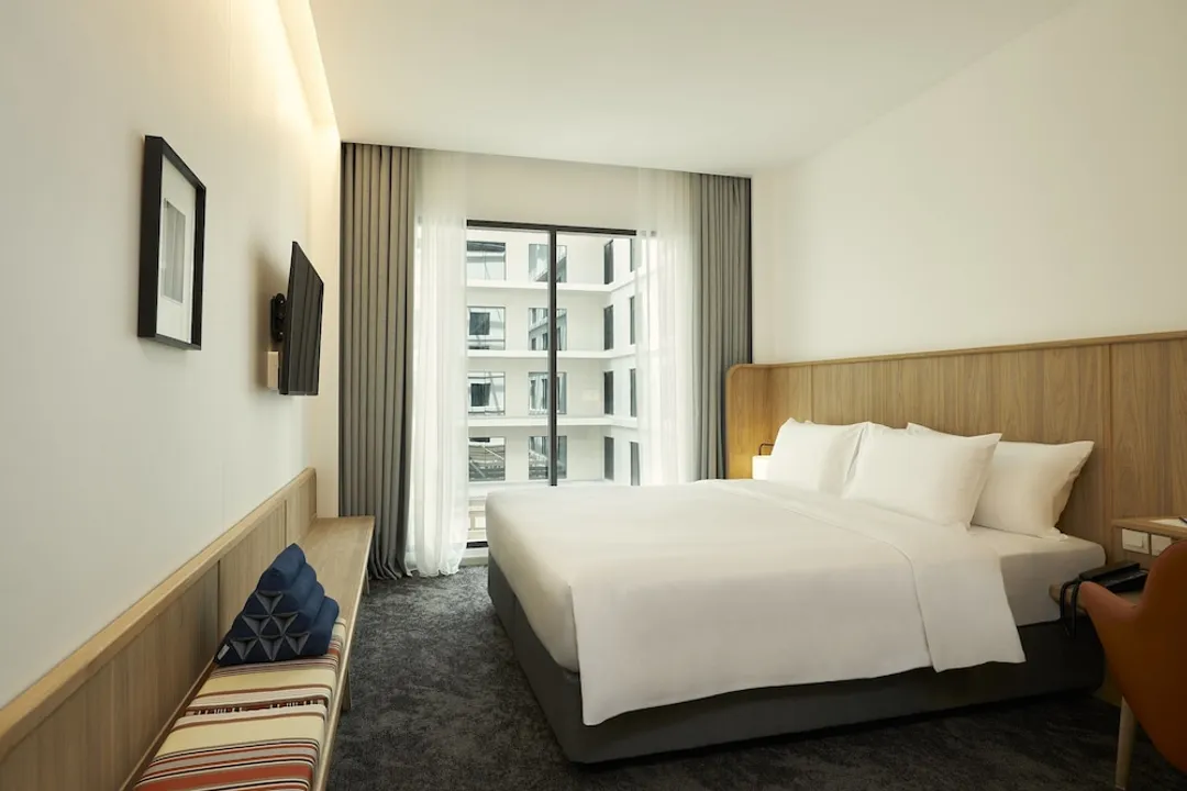 ASAI Bangkok Chinatown-客房, 1 張特大雙人床 (Roomy King Courtyard)-1
