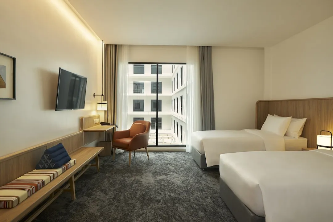 ASAI Bangkok Chinatown-客房, 2 張單人床 (Roomy Twin Courtyard)-1