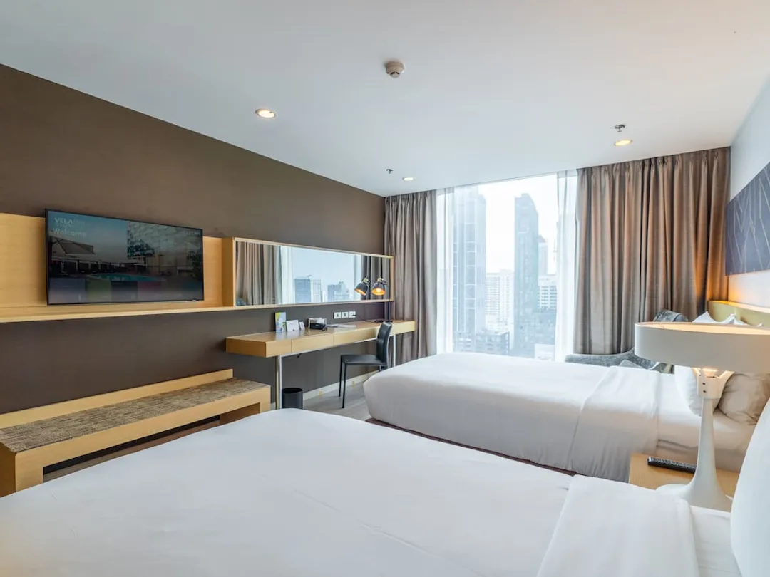 VELA Dhi GLOW Pratunam-Deluxe Twin Room-3