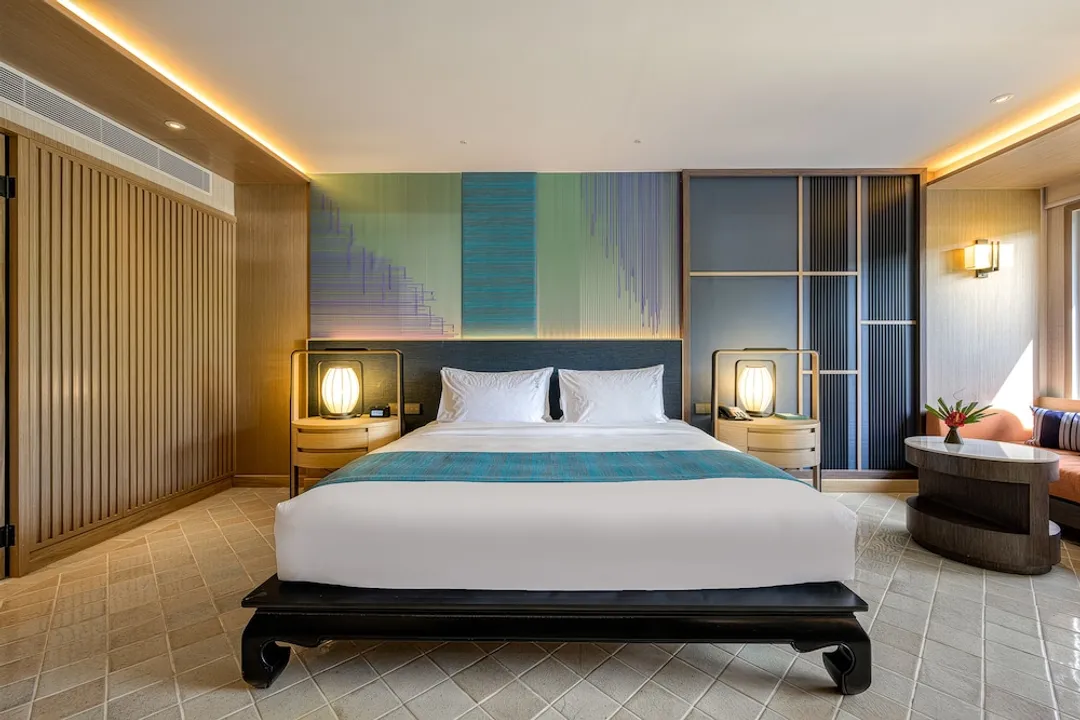 布吉度假村假日酒店 (IHG 旗下酒店)-特級客房, 1 張特大雙人床, 露台, 城市景-4