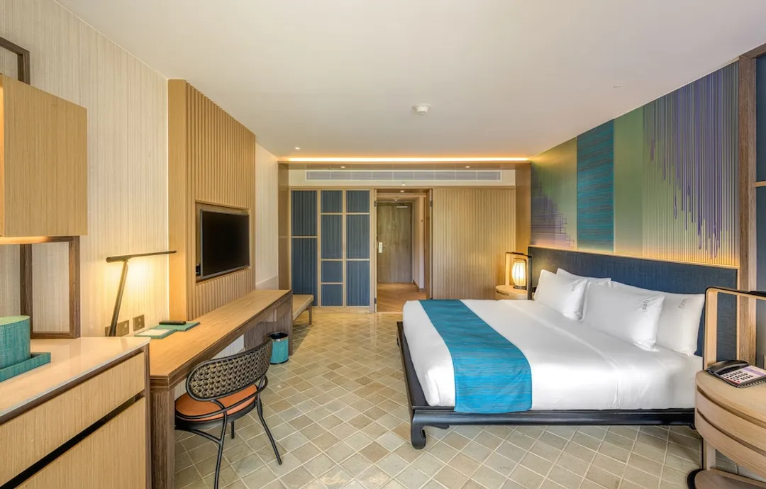 布吉度假村假日酒店 (IHG 旗下酒店)-特級客房, 1 張特大雙人床, 露台, 泳池景-7