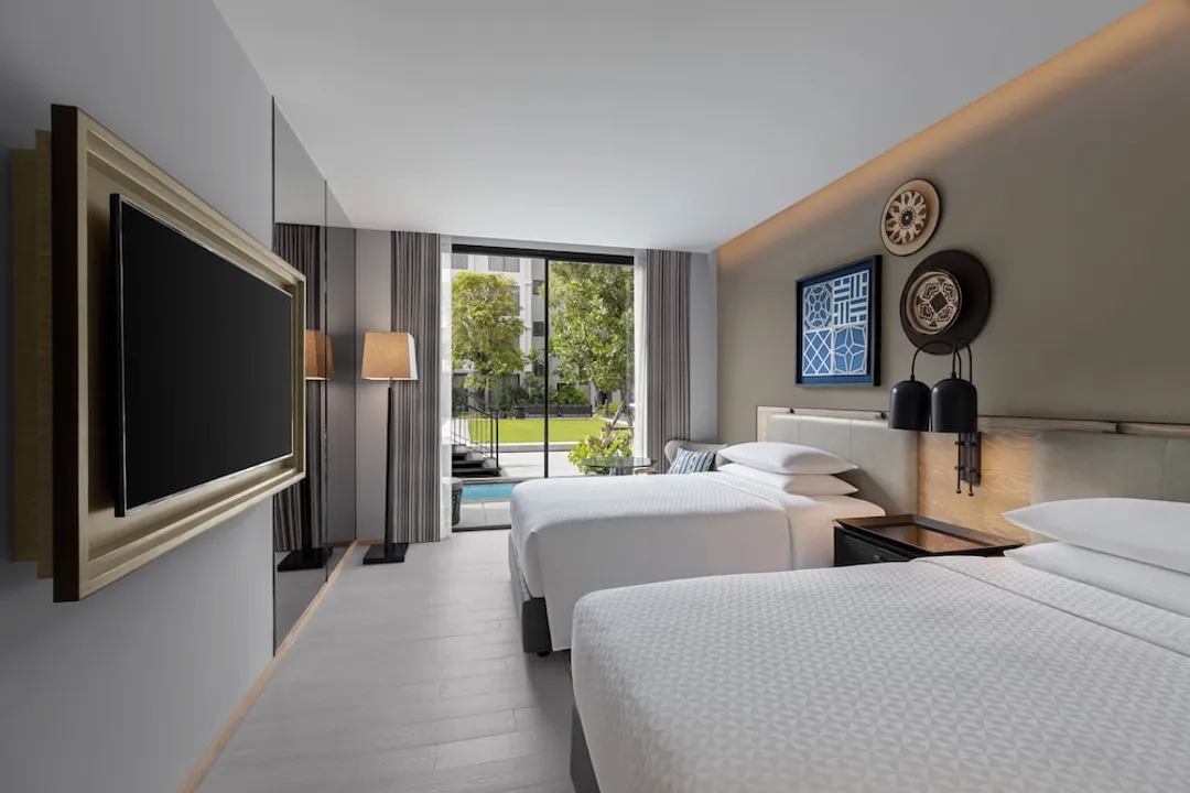 Four Points by Sheraton Phuket Patong Beach Resort-客房, 2 張標準雙人床, 可使用泳池 (Ground Floor)-1