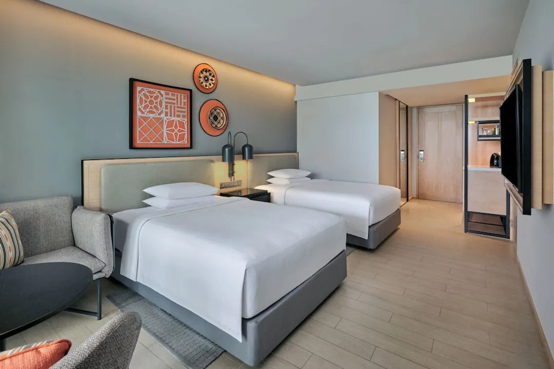 Four Points by Sheraton Phuket Patong Beach Resort-客房, 2 張標準雙人床, 海景 (Balcony)-2