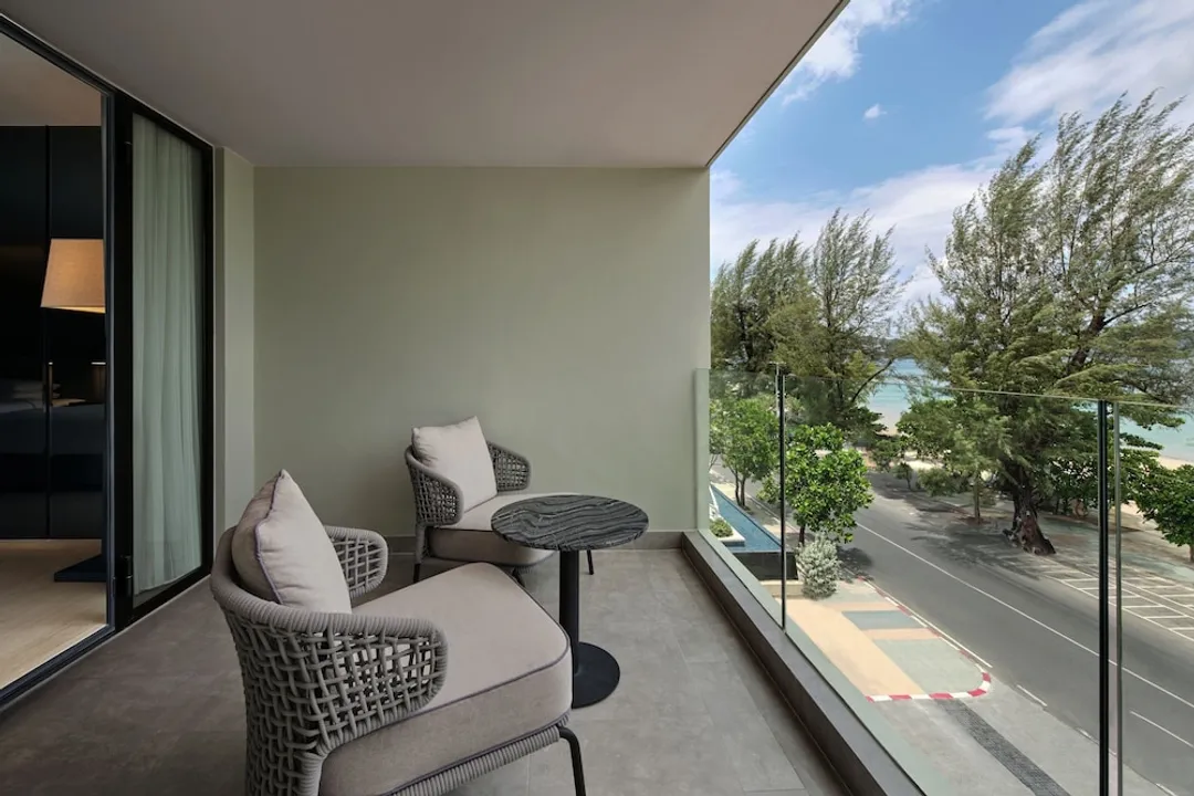 Four Points by Sheraton Phuket Patong Beach Resort-客房, 2 張標準雙人床, 海景 (Balcony)-6