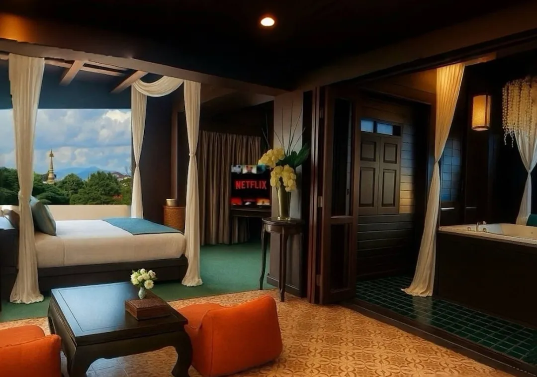 星哈蒙特拉飯店-Nakara Montra Scenery Suite with balcony-7