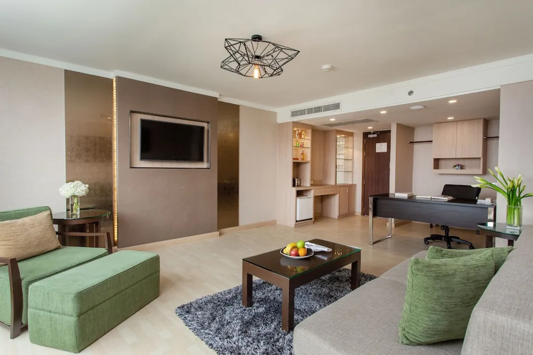 曼谷湄南河畔華美達廣場飯店-套房, 2 張單人床, 河景 (Royal Thai Suite)-5