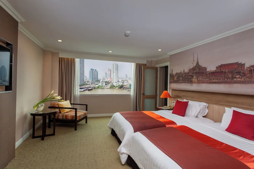 曼谷湄南河畔華美達廣場飯店-套房, 2 張單人床, 河景 (Royal Thai Suite)-9