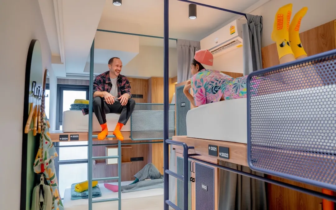 럽 디 방콕 시암 호스텔-4-Bed Mixed Dormitory Room-2