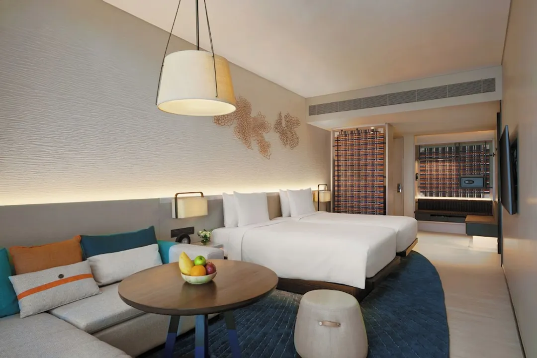 Hyatt Regency Koh Samui-俱樂部客房, 2 張單人床, 海景-5