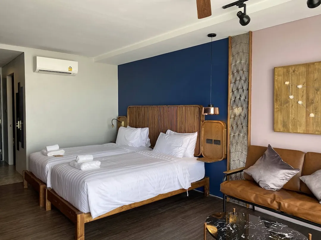 Seamira House Huahin-開放式客房 (Twin)-1
