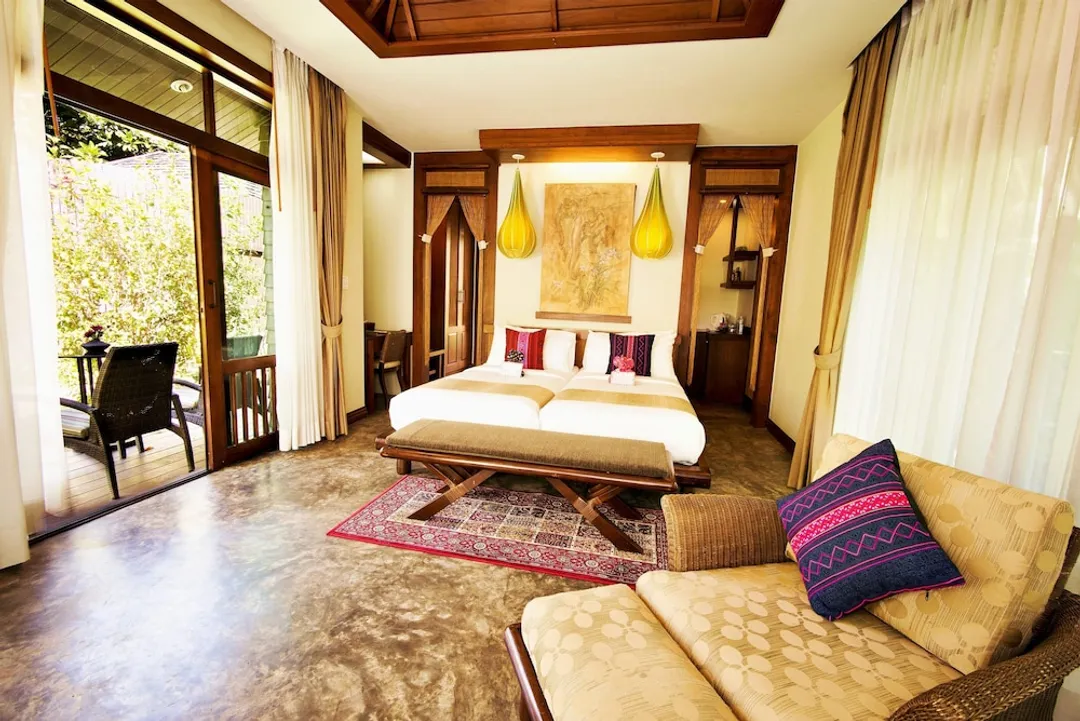 清邁拉威沃溫泉度假村-River View 4 Bedrooms Pool Suite Villa-13