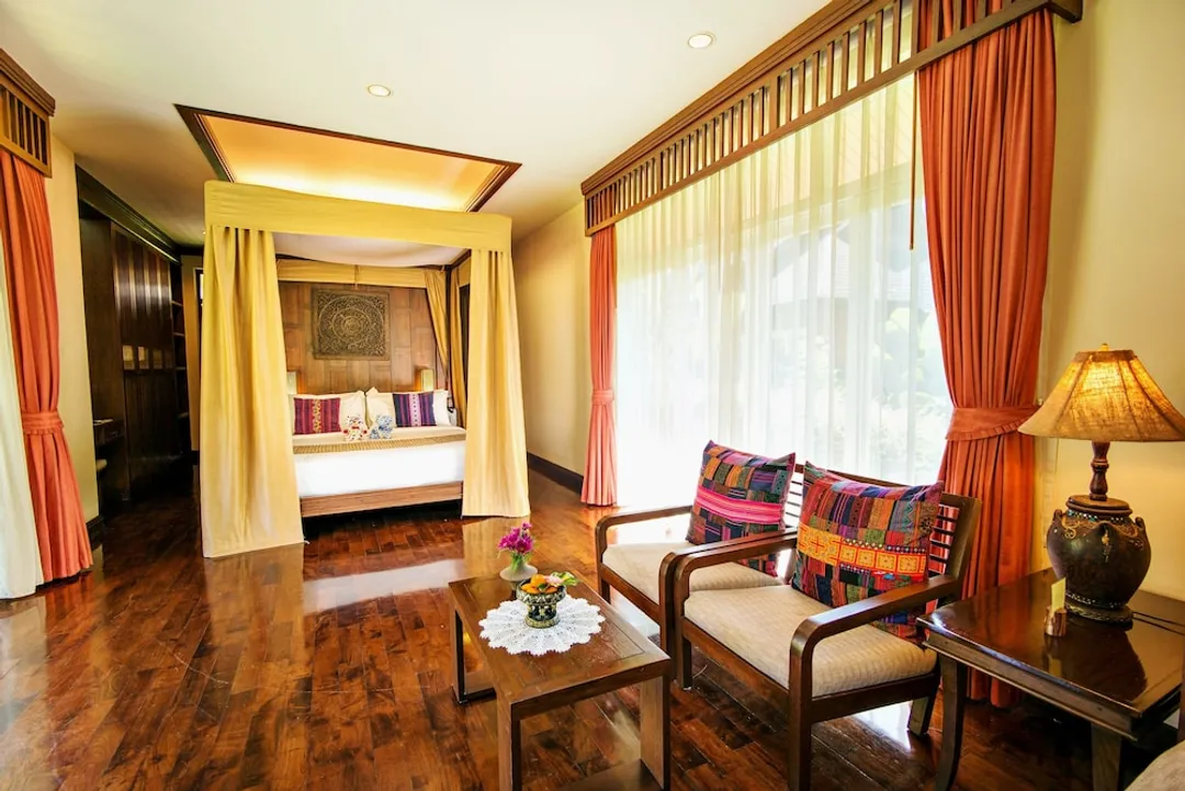 清邁拉威沃溫泉度假村-River View Villa-4