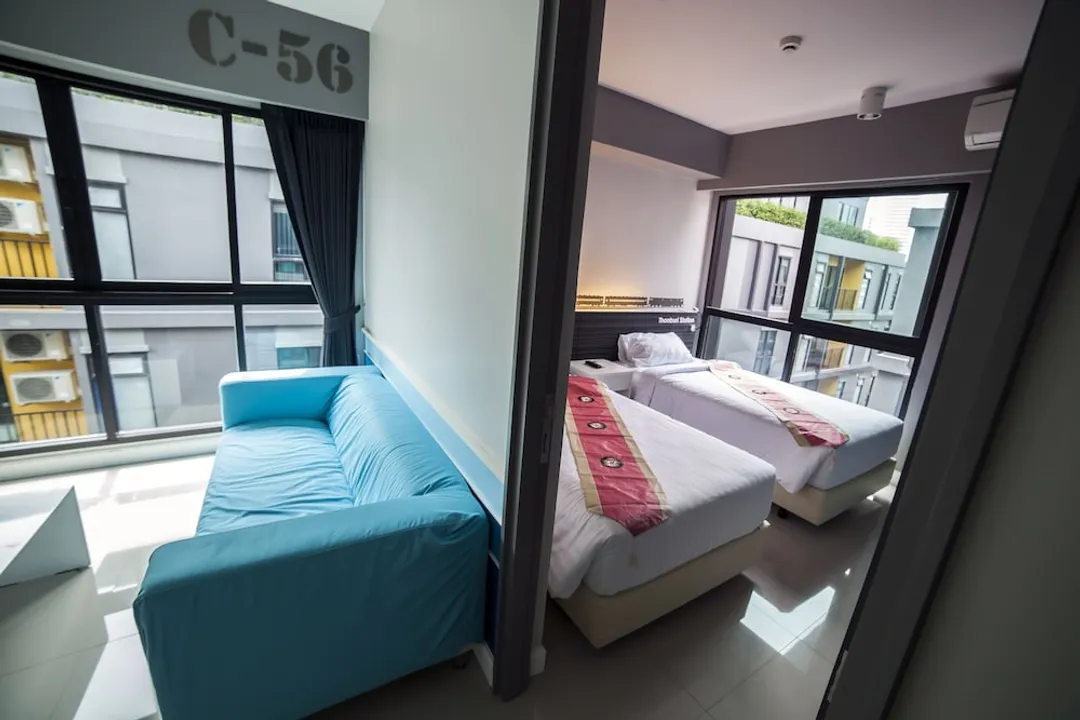 曼谷伊薩努克 - SHA Extra Plus 認證-iSanook Family Suite Deluxe Room-4