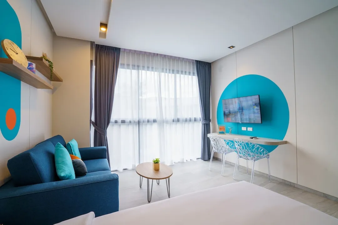 HOMAプーケットタウン-Superior Studio, 2 Twin Beds, Tower + Free Coworking Space-2