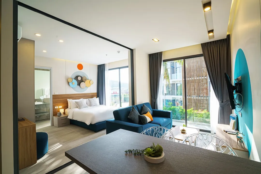 HOMAプーケットタウン-Family Apartment, 2 Bedrooms, Balcony + Free Coworking Space-1