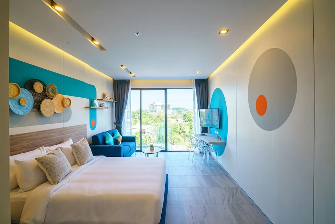 HOMAプーケットタウン-Superior Studio, 1 Queen Bed + Free Coworking Space-4