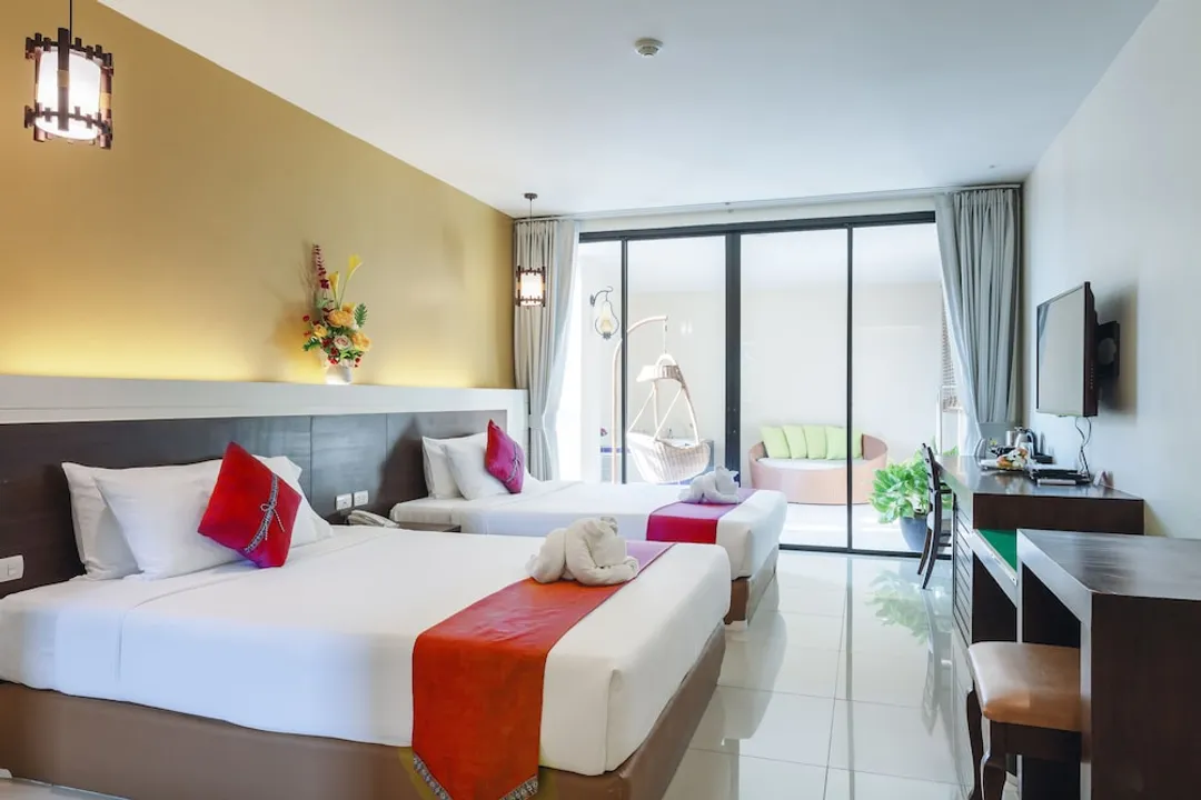 江哈德海灘華欣飯店-Jacuzzi Suite with 2 Queen Bed-1
