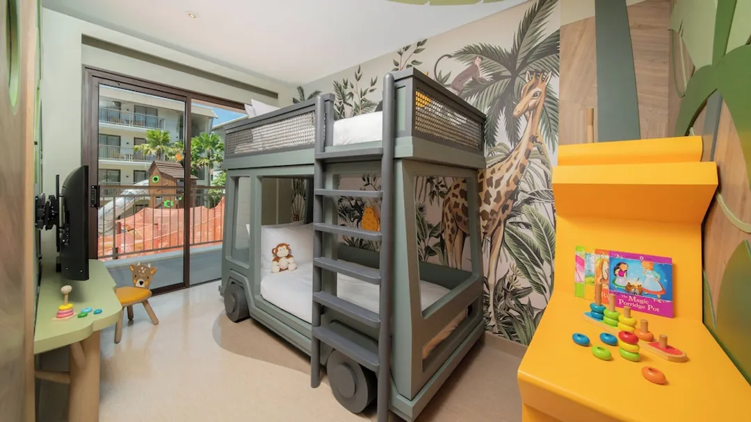 蘇梅島波普海灘假日度假村, IHG 旗下飯店-客房, 多張床 (Kids Theme, Playground View)-13