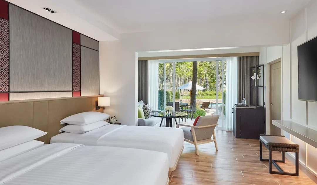 华欣凯悦酒店-华丽客房, 使用泳池 (2 Twin Beds)-2