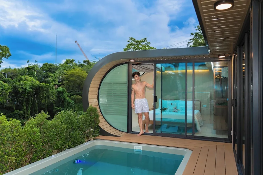 Akra Collection Layan-2 Bedrooms Modular Cabin with Private Pool-29