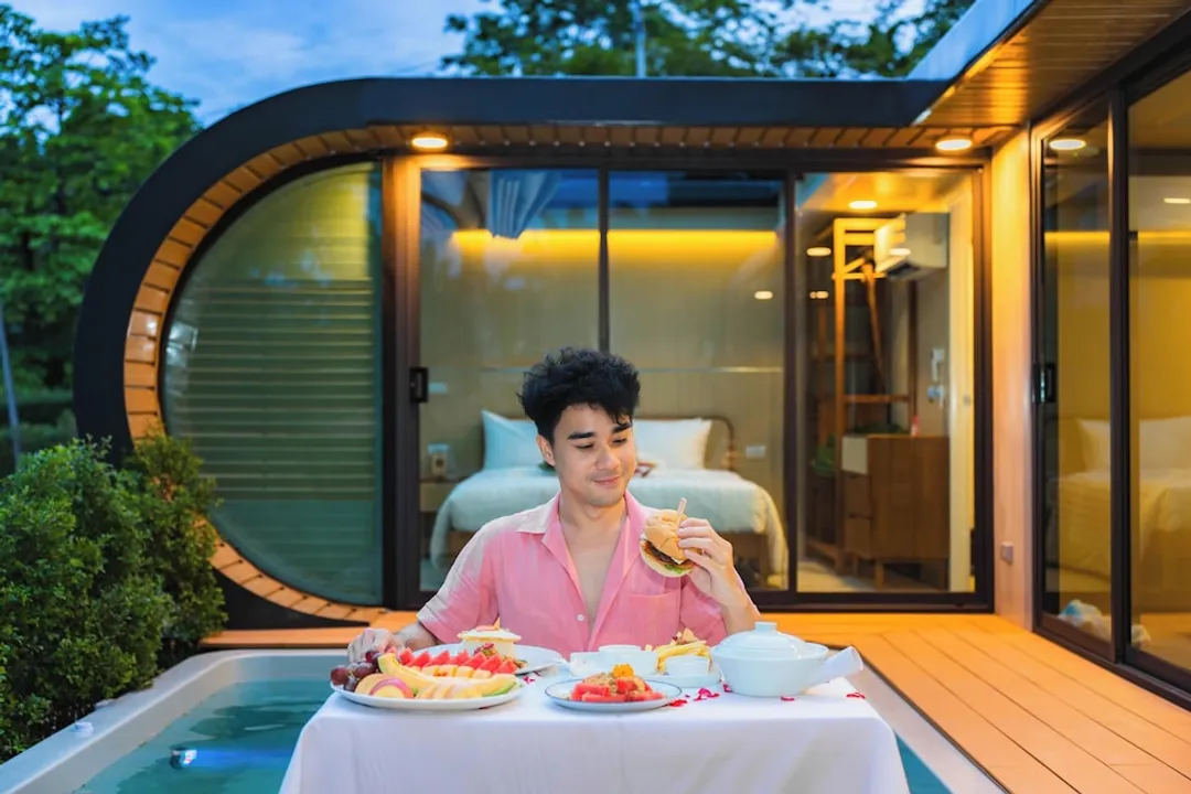 Akra Collection Layan-2 Bedrooms Modular Cabin with Private Pool-8