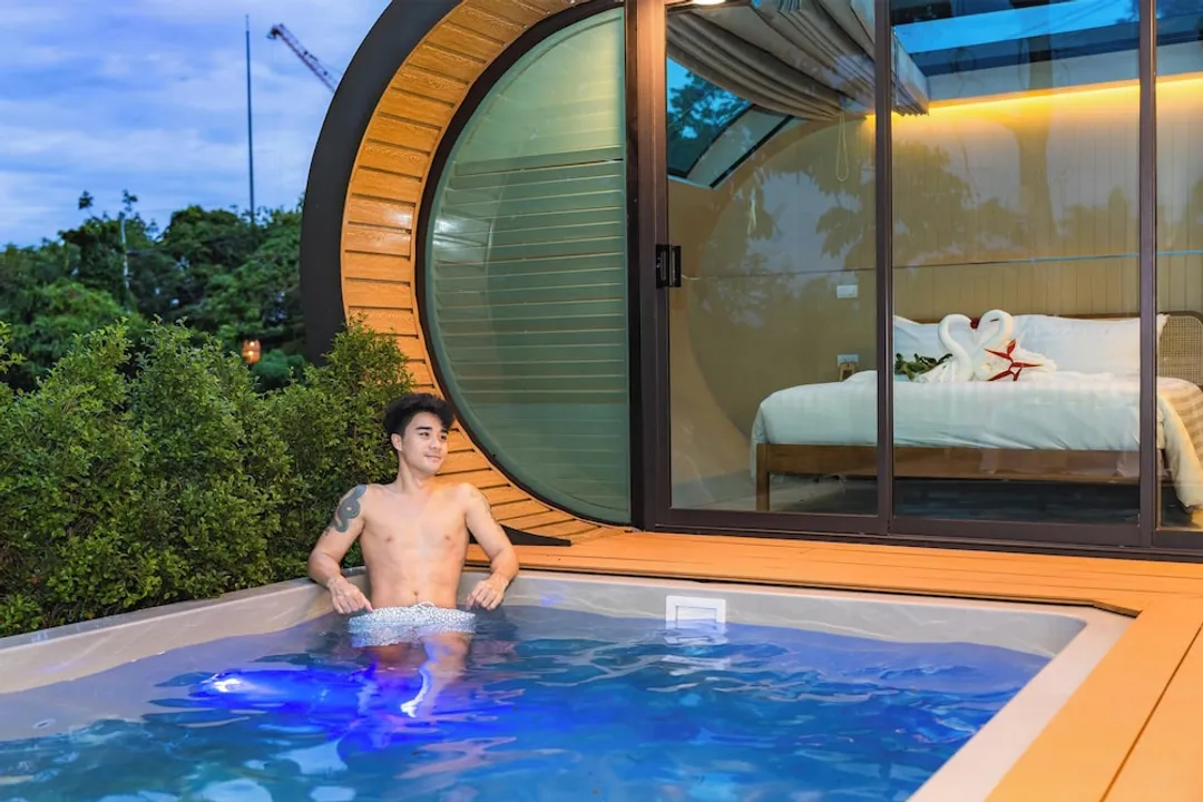 Akra Collection Layan-2 Bedrooms Modular Cabin with Private Pool-17