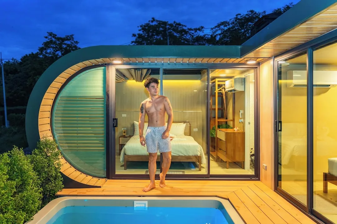 Akra Collection Layan-2 Bedrooms Modular Cabin with Private Pool-16
