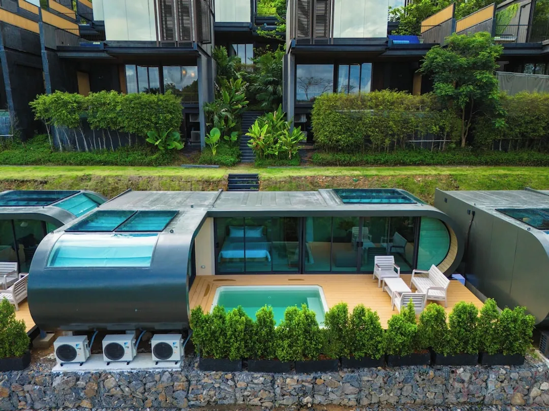 Akra Collection Layan-2 Bedrooms Modular Cabin with Private Pool-28