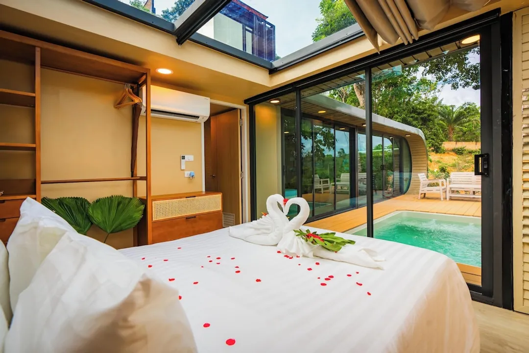 Akra Collection Layan-2 Bedrooms Modular Cabin with Private Pool-6