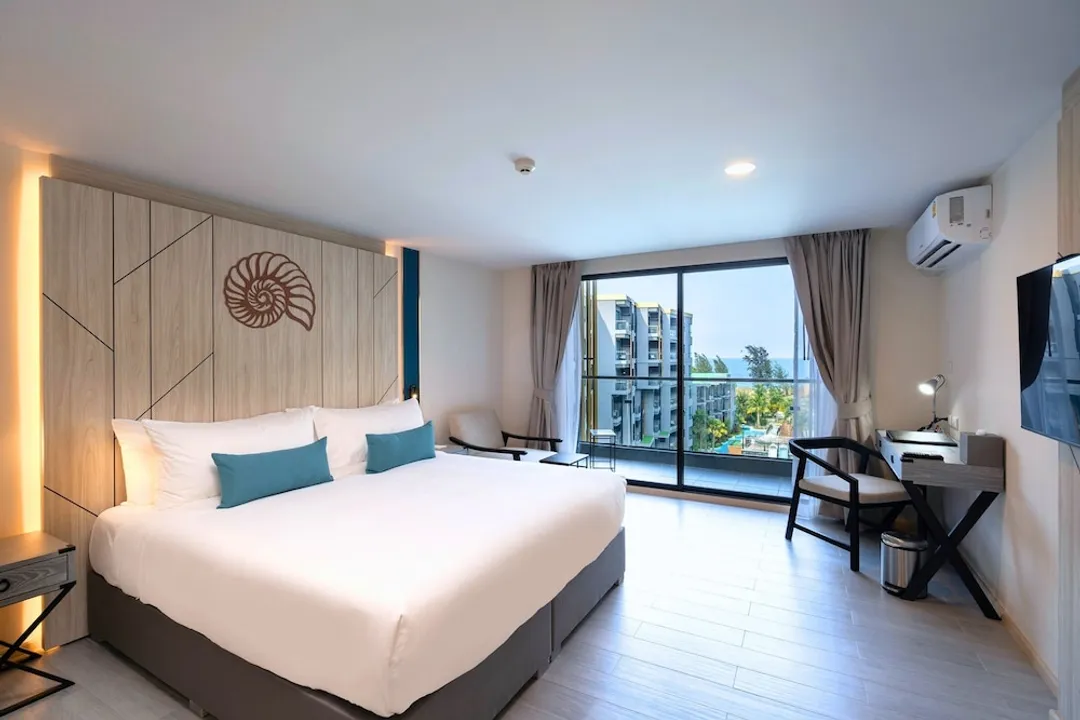 Best Western Plus Carapace Hotel Hua Hin-豪華客房, 1 張標準雙人床, 海景-4