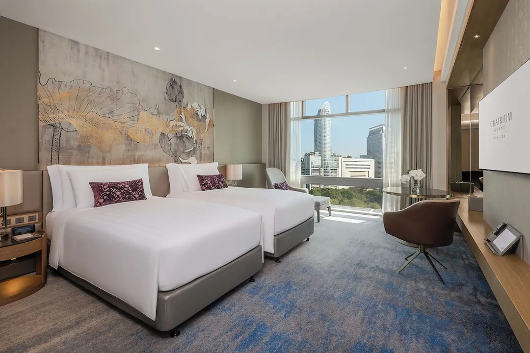Chatrium Grand Bangkok-One Bedroom Suite Twin Room-5