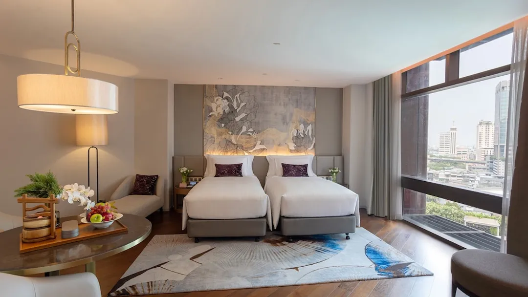 Chatrium Grand Bangkok-極品雙床房-4