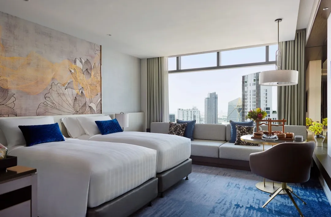 Chatrium Grand Bangkok-俱樂部雙床房-1