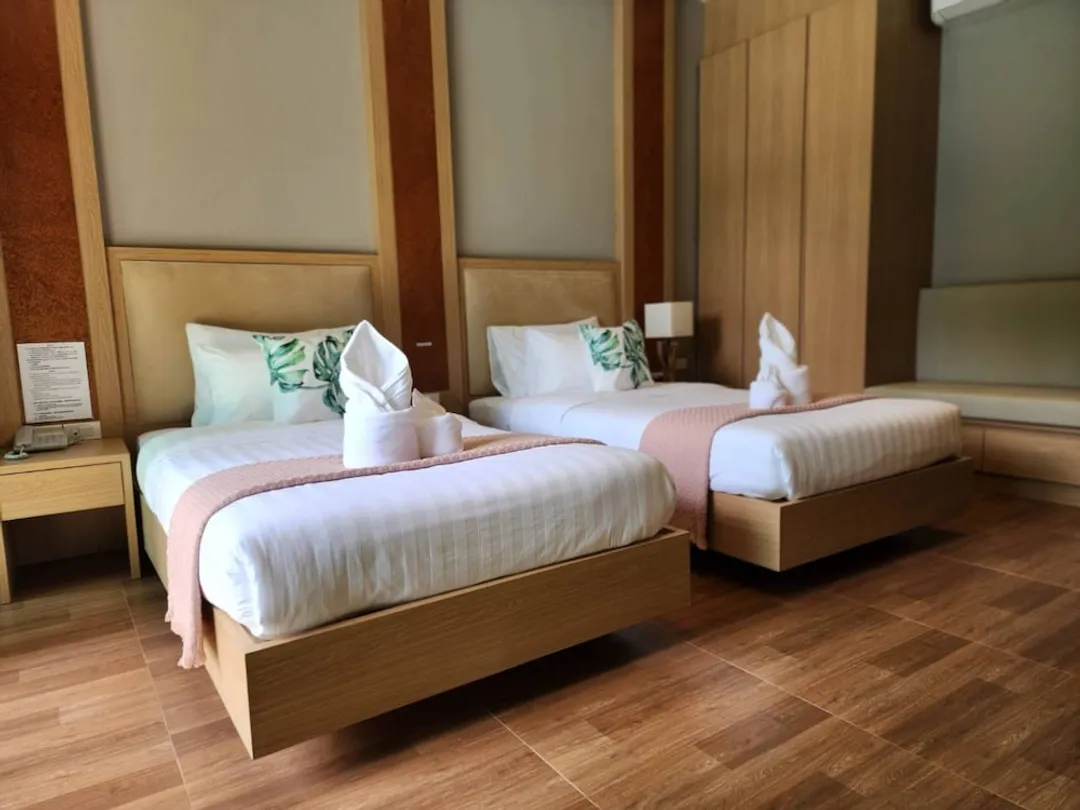 Alaita Boutique Phuket-高級雙床房, 露台-1