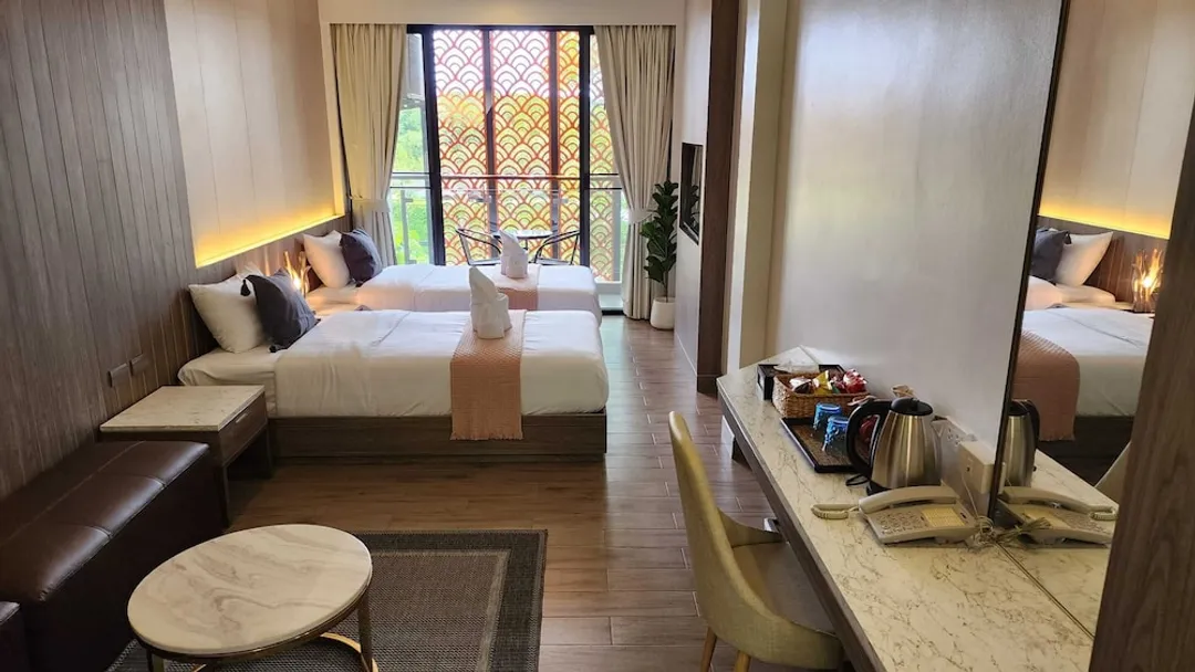 Alaita Boutique Phuket-高級雙床房, 露台-2