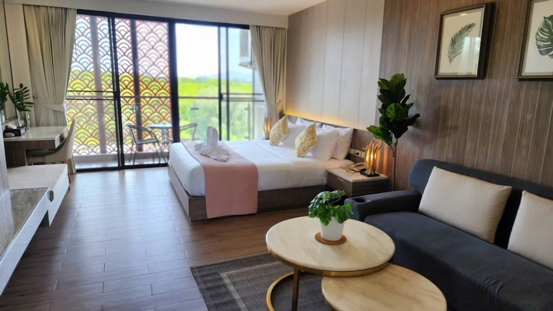 Alaita Boutique Phuket-豪華雙人房, 露台-1