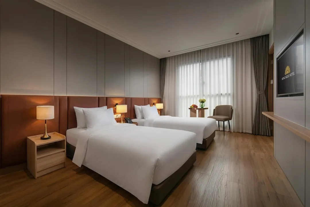 紅玉第五精品 Spa 飯店-豪華雙人房, 城市景觀-3