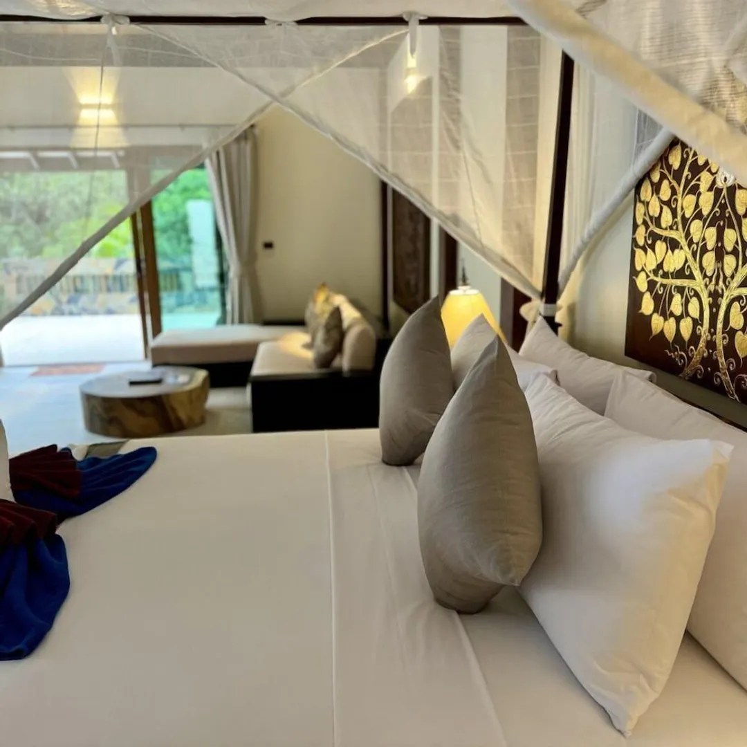 꼬줌 비치 빌라 “어 멤버 오브 시크릿 리트리츠”-Luxury Room, 1 King Bed, Private Pool, Pool View (Adult Only)-3