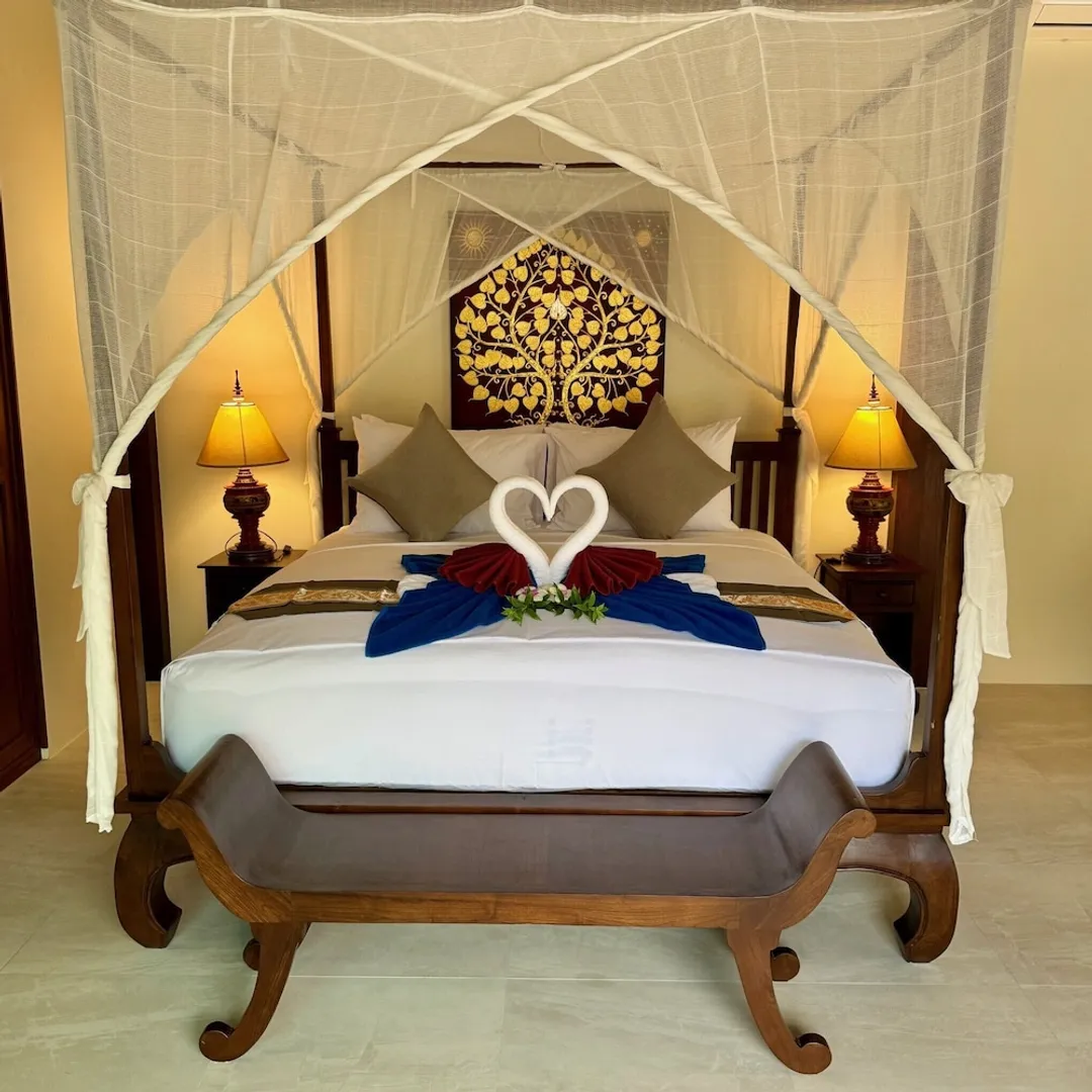 꼬줌 비치 빌라 “어 멤버 오브 시크릿 리트리츠”-Exclusive Double Room, 1 King Bed, Private Pool, Pool View (Adult Only)-2