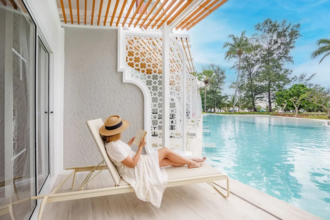 塔灣棕櫚海灘度假村 - SHA Extra Plus 認證-Lagoon Pool Access Deluxe Terrace-5