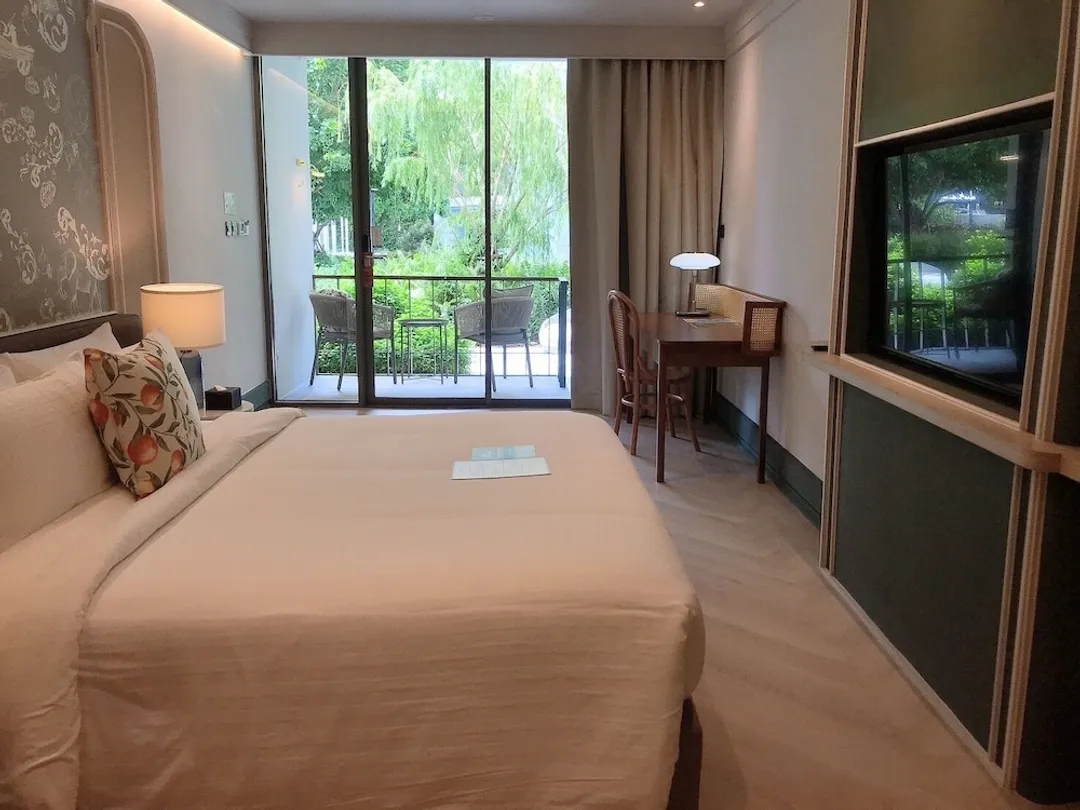 UHG의 쿼터 차오프라야-Superior Riverside Garden View, King Bed - Ground Floor-5