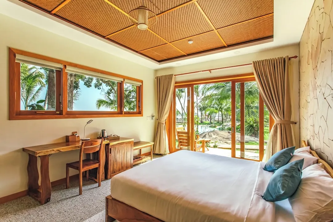 Rocks Beach Boutique Phu Quoc-豪華雙人房, 泳池景觀-1