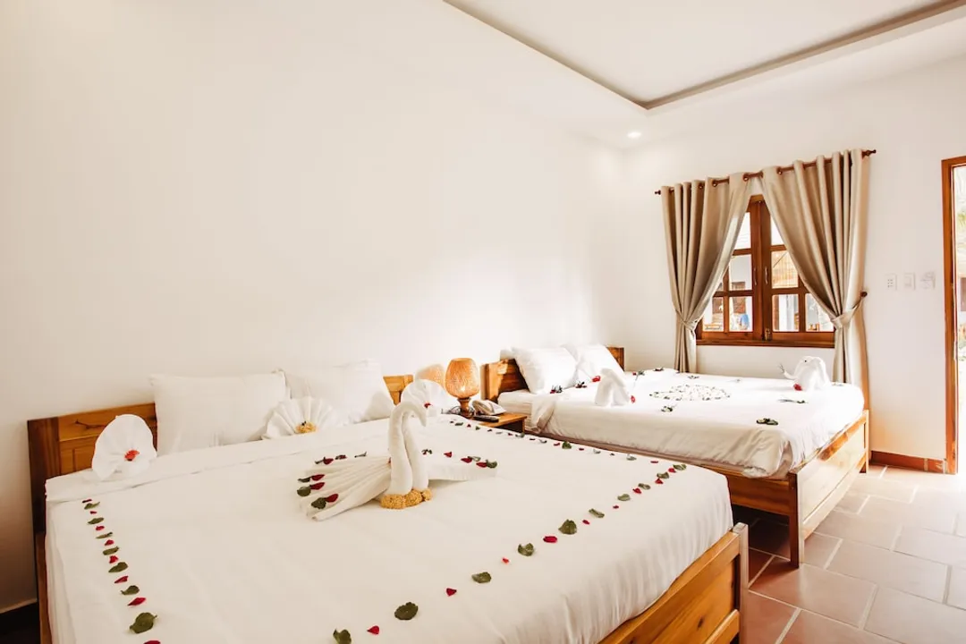 棕櫚山渡假村-Deluxe Family Room with Garden View-4