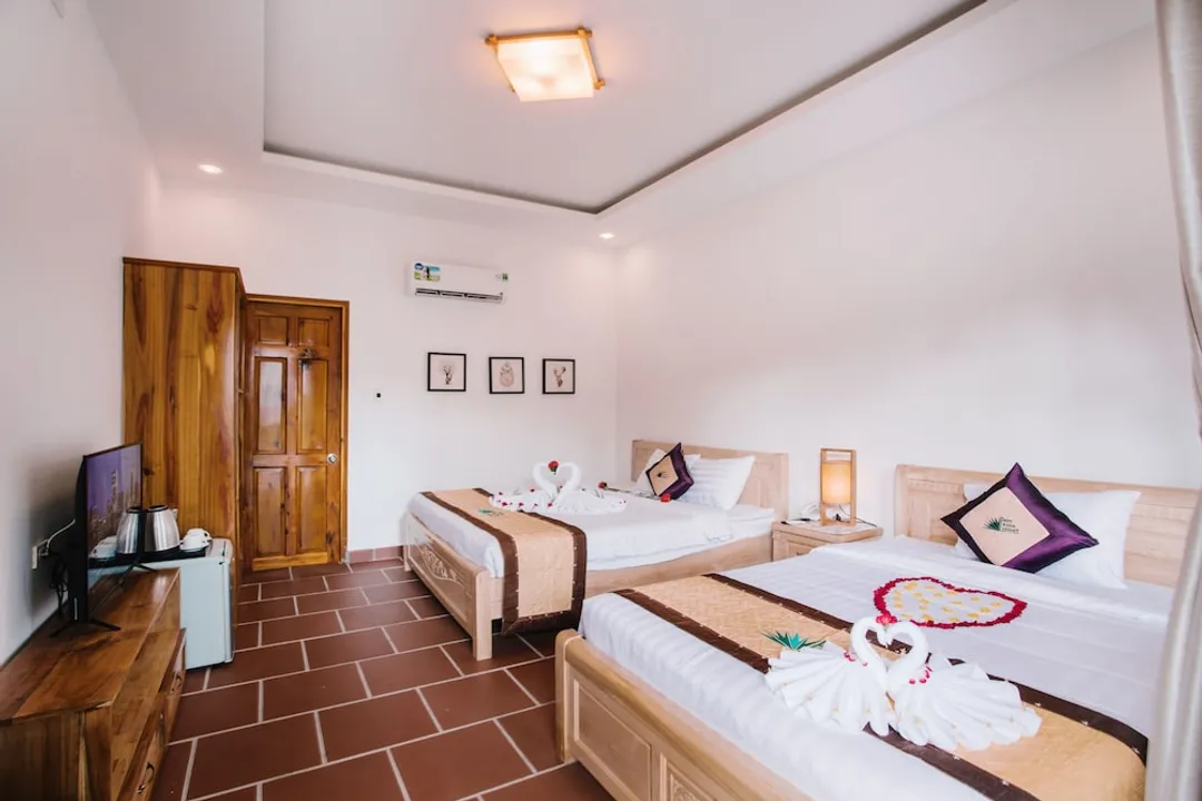 棕櫚山渡假村-Deluxe Triple Room with Garden View-5