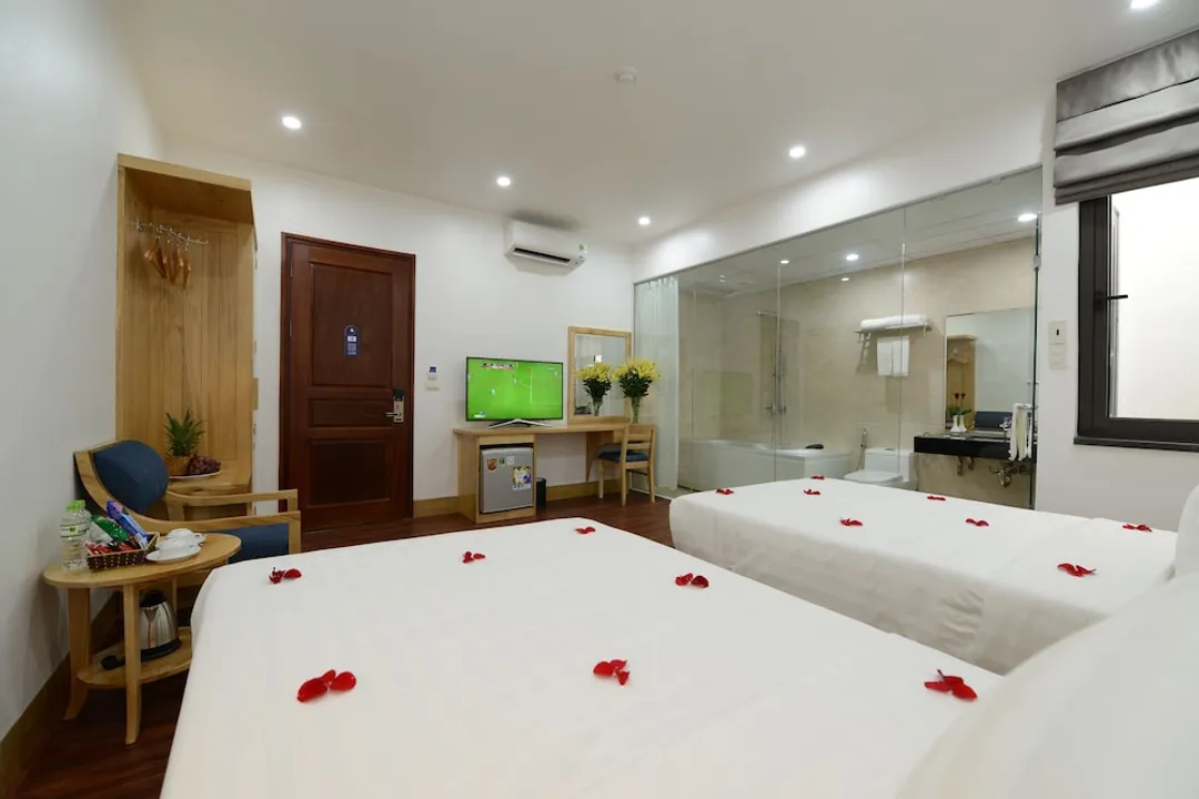 河內藍色城市飯店-套房 (Twin or Double)-1