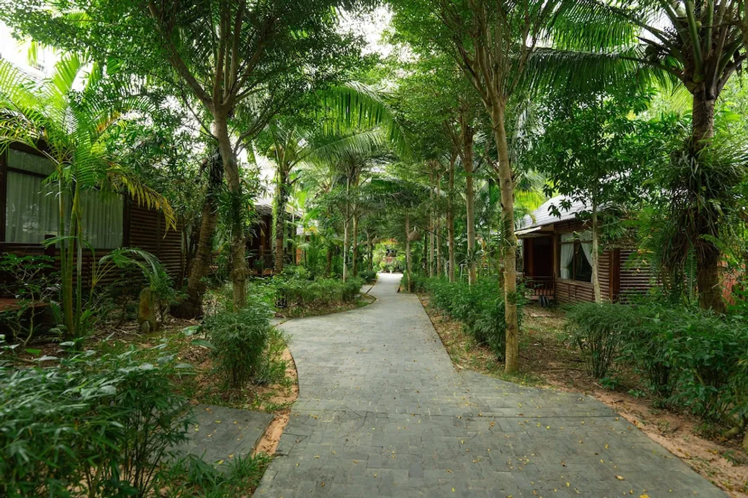富國刺竹渡假村-洋房, 花園景觀-17