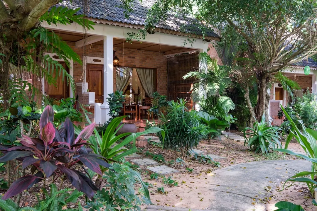 棕櫚海灘水療度假村-豪華客房, 花園景觀 (20 Meters From The Beach)-1