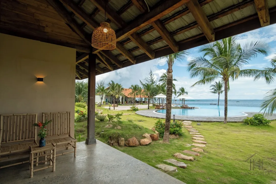 JM Casavilla Retreat Phu Quoc-全景別墅, 海灘景觀 (Luxury Sea Front Villa Double)-15
