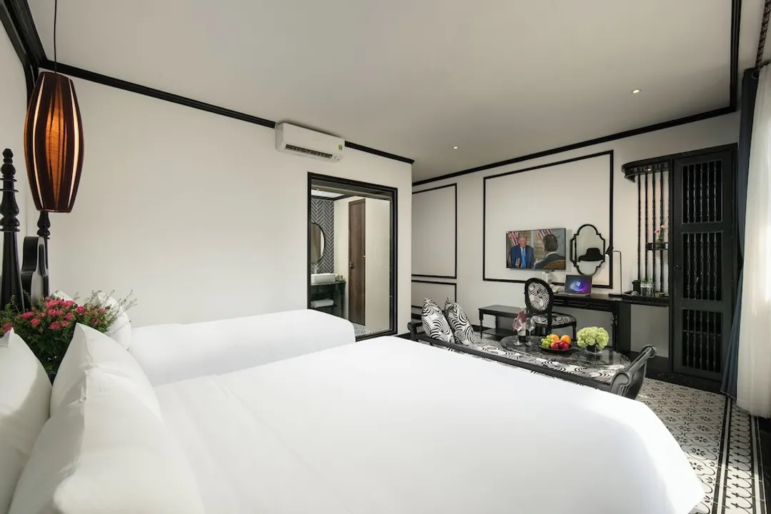 Hanoi Le Chateau Hotel & Spa-家庭客房, 1 間臥室, 陽台, 城市景觀-5